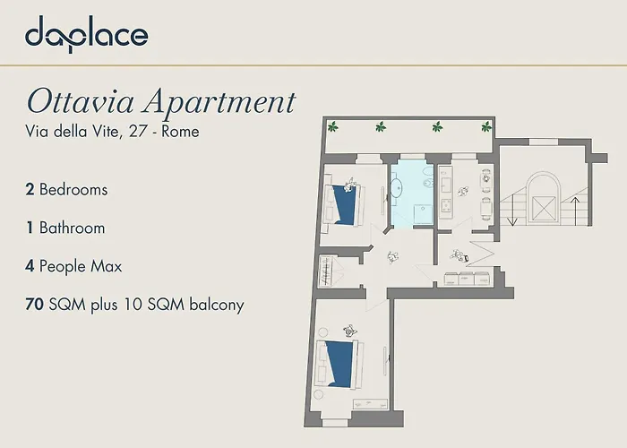 Daplace - Ottavia Apartment Rom